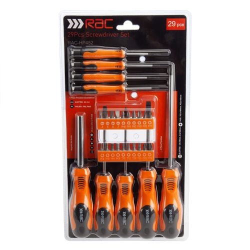 RAC 29 Piece Screwdriver Set - NWT FM SOLUTIONS - YOUR CATERING WHOLESALER