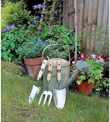 Kew Gardens [Spear & Jackson} S/S Fork & Trowel 3 Piece Set