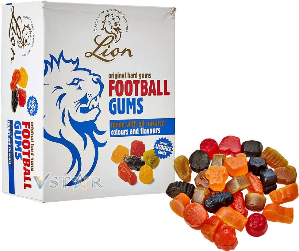 Lion Original Football Gums  2kg Box - NWT FM SOLUTIONS - YOUR CATERING WHOLESALER