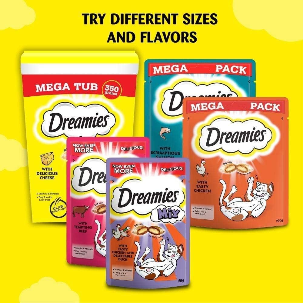 Dreamies Cat Treats with Chicken Mega Pack 200g