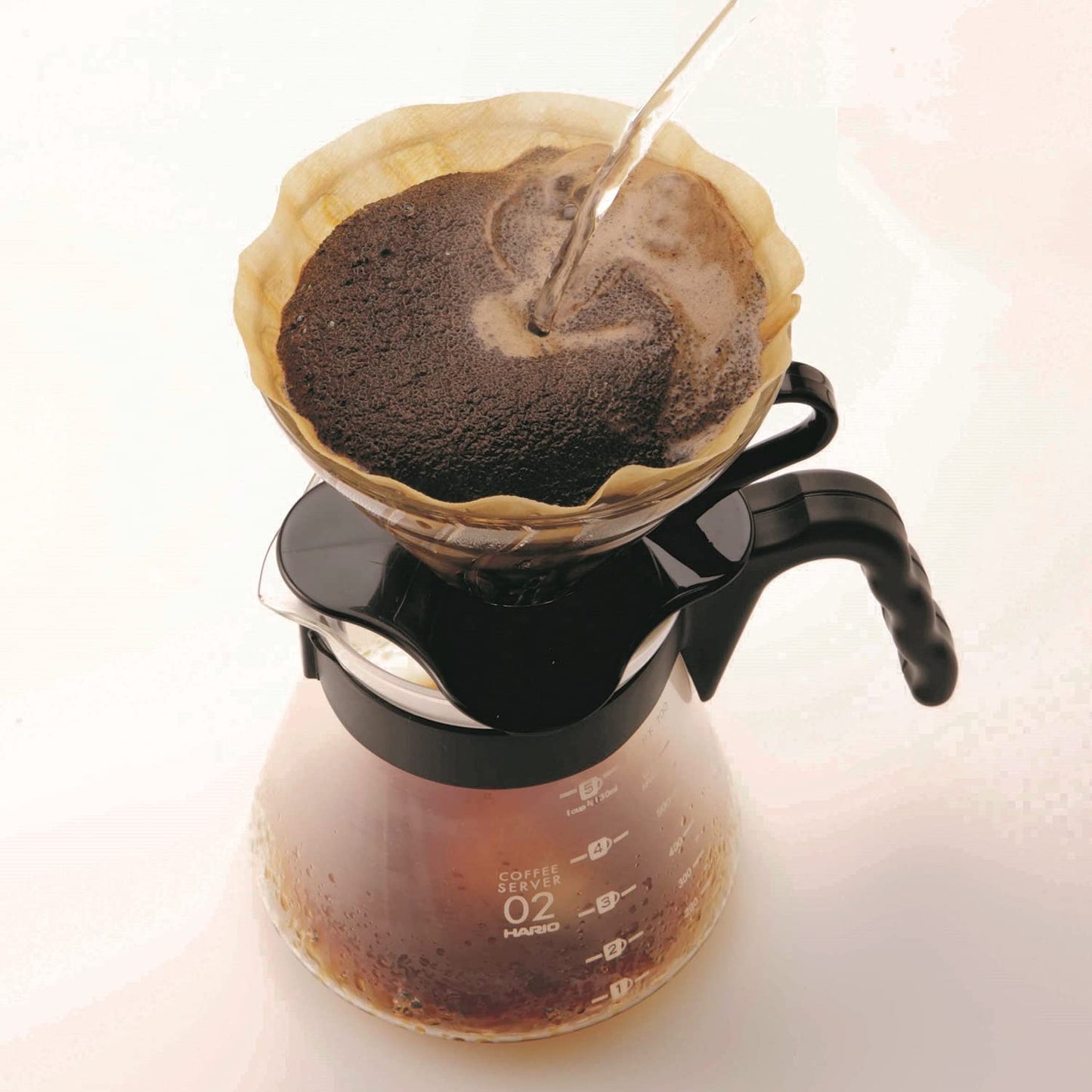 Hario V60 Plastic Coffee Dripper White - Size 01 VD-01W