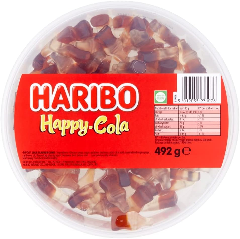 Haribo Happy Cola Tub 120's