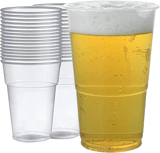 Plastic Pint Glasses 50's - NWT FM SOLUTIONS - YOUR CATERING WHOLESALER