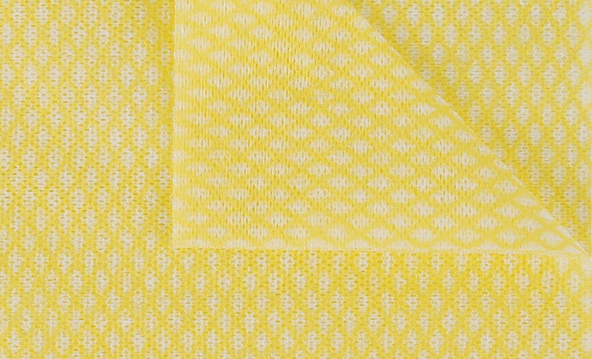Janit-X/Optima Heavyweight All Purpose Non Woven Cloth 500x360mm Yellow (Pack of 50)