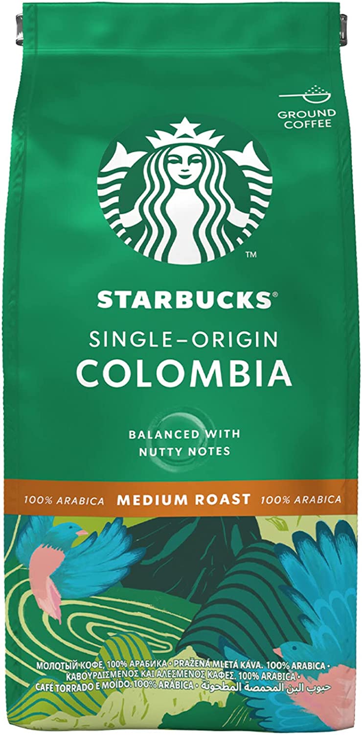 Starbucks Medium Colombia Ground Filter Coffee 200g
