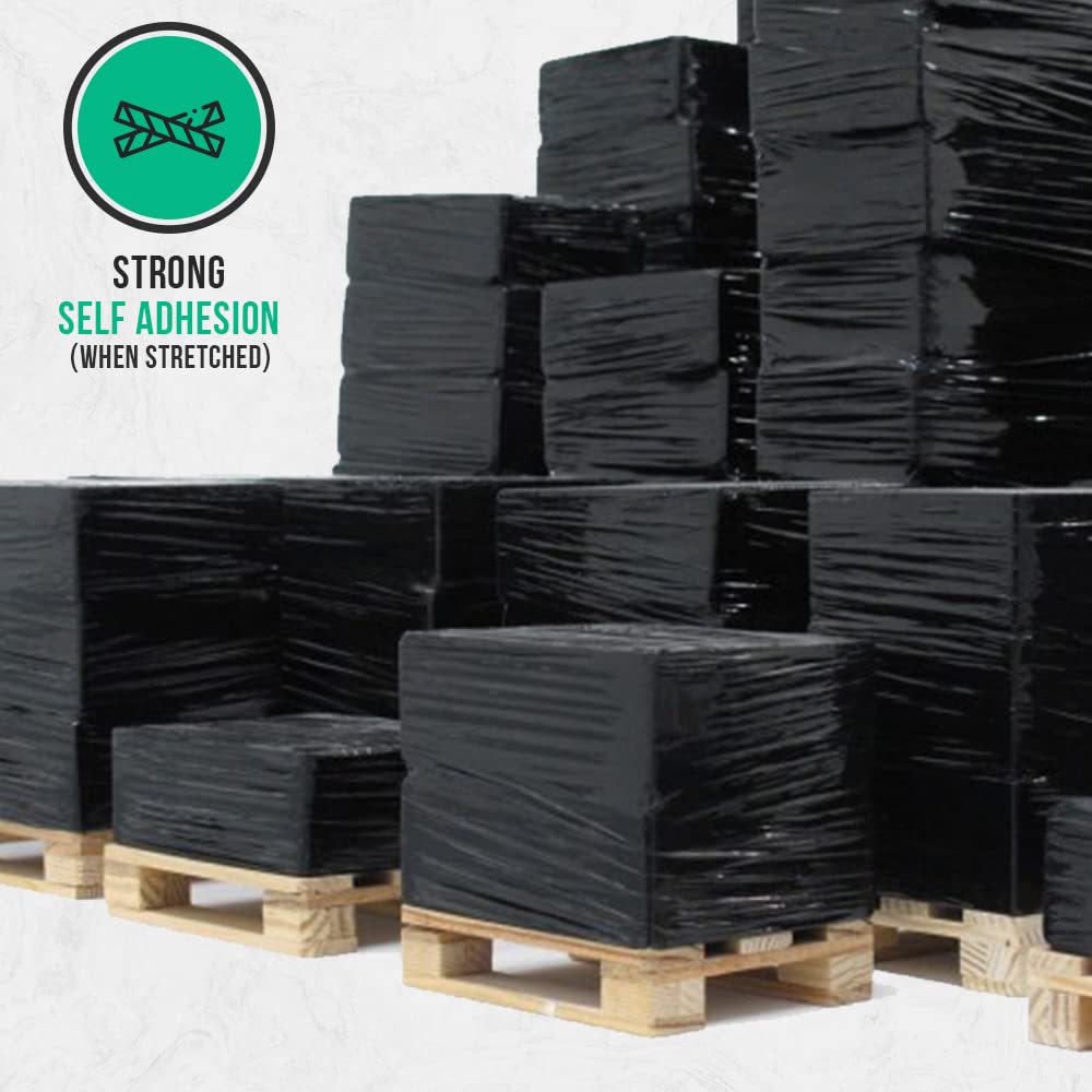 Roll-X Black Pallet Wrap (400mm x 250m 17mu)