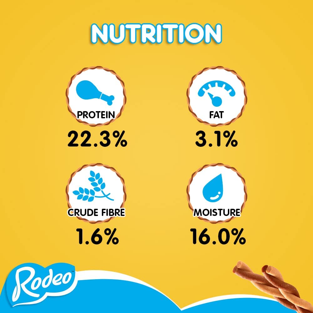 Pedigree Rodeo Dog Treats with Chicken 7 Stick