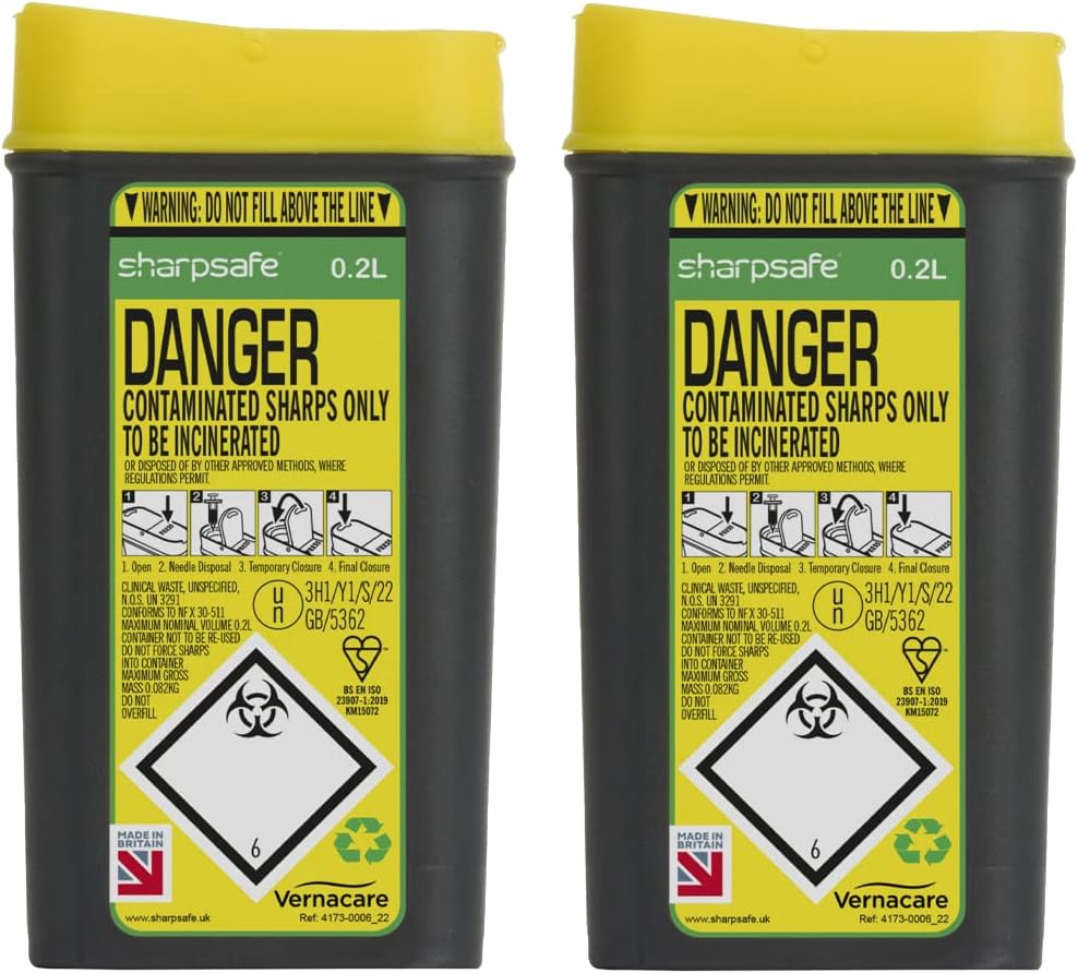 Sharpsafe Compact Travel Bin 200ml