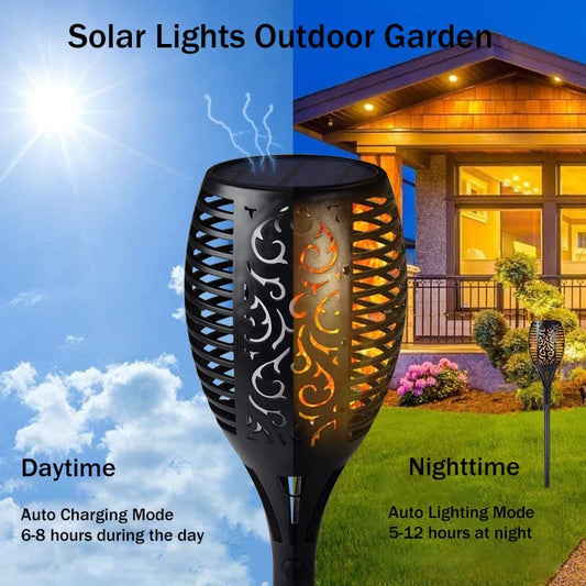 Rolson 54 LED Solar Flame Light - NWT FM SOLUTIONS - YOUR CATERING WHOLESALER