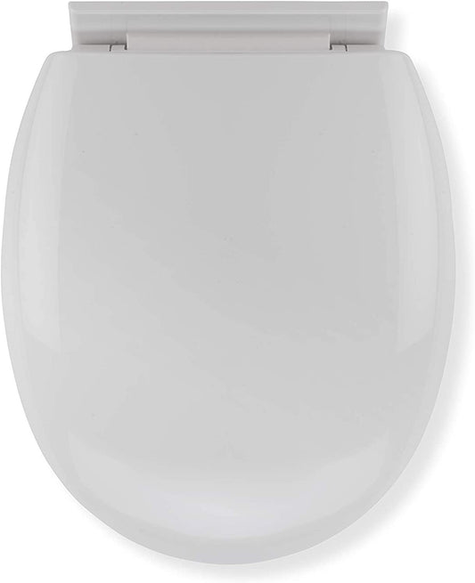 Croydex White Plastic Antibacterial Toilet Seat - NWT FM SOLUTIONS - YOUR CATERING WHOLESALER