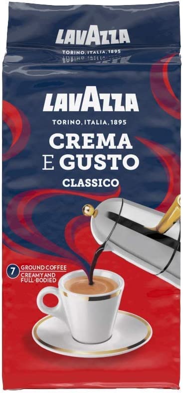 Lavazza Crema Gusto Ground Filter Coffee 250g