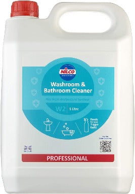 Nilco W2 Washroom & Bathroom Cleaner 5 Litre - NWT FM SOLUTIONS - YOUR CATERING WHOLESALER