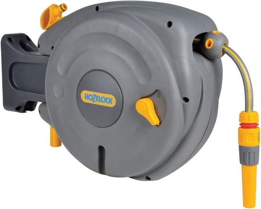 Hozelock Auto Reel with Hose & Attachments 10m {2485} - NWT FM SOLUTIONS - YOUR CATERING WHOLESALER