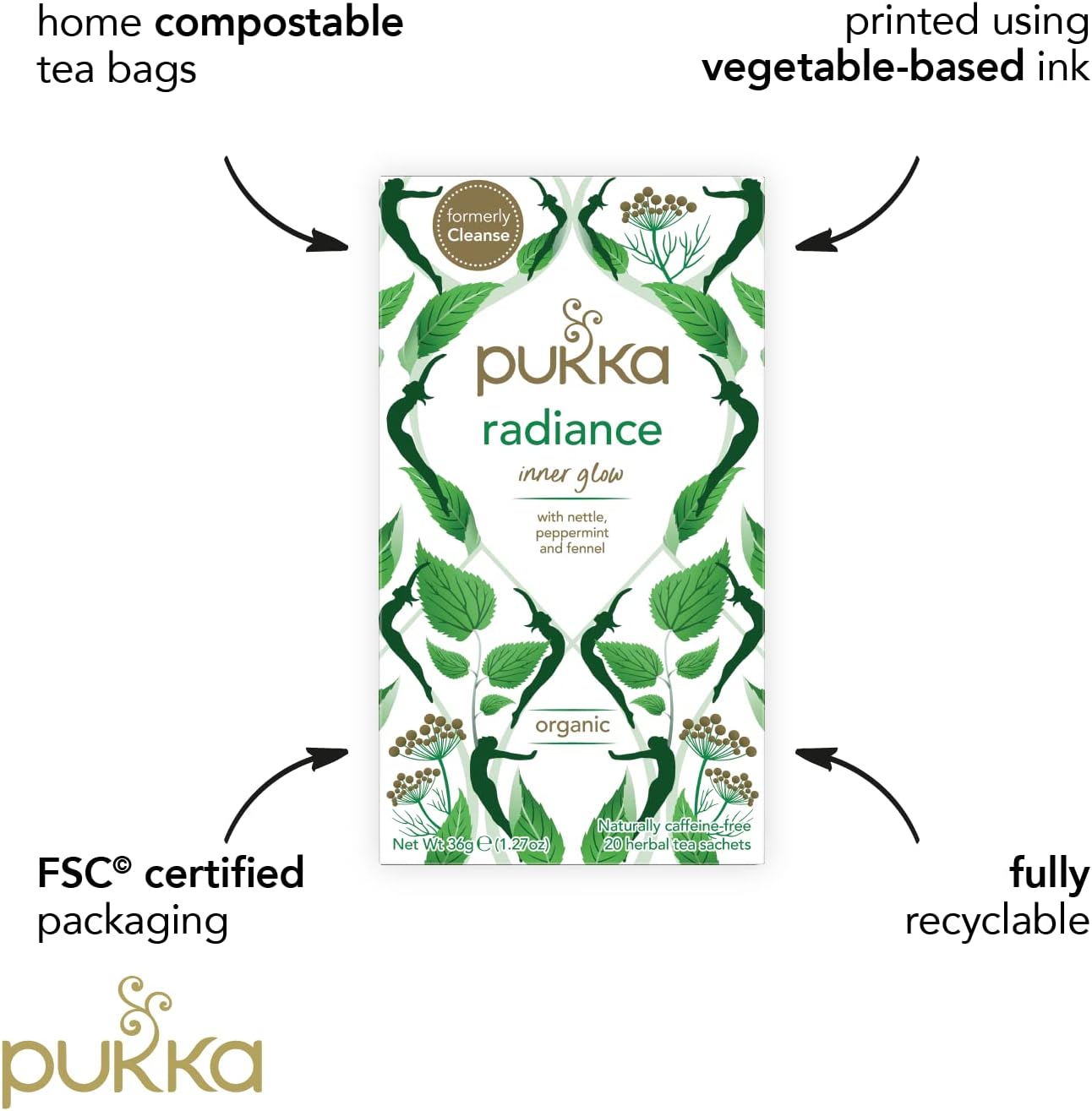 Pukka Tea Radiance Envelopes 20's