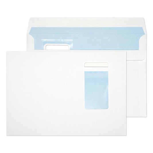 Blake Purely Everyday Wallet Envelope C5 Self Seal Window 100gsm White (Pack 500) - 6805PW - NWT FM SOLUTIONS - YOUR CATERING WHOLESALER