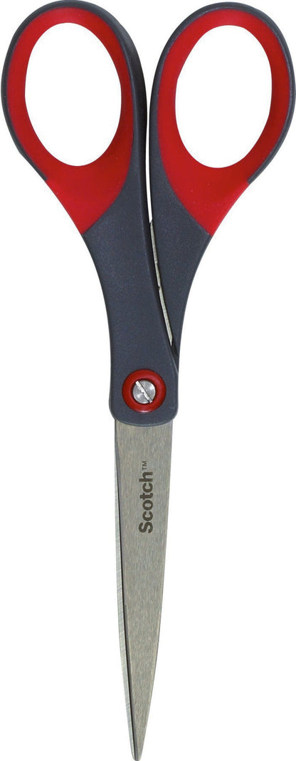 Scotch Precision Scissors 180mm Red/Grey 1447 - 7000033999