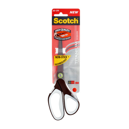 Scotch Titanium Non-Stick Scissors 200mm Black 1468TNS-MIX - 7000034001 - NWT FM SOLUTIONS - YOUR CATERING WHOLESALER