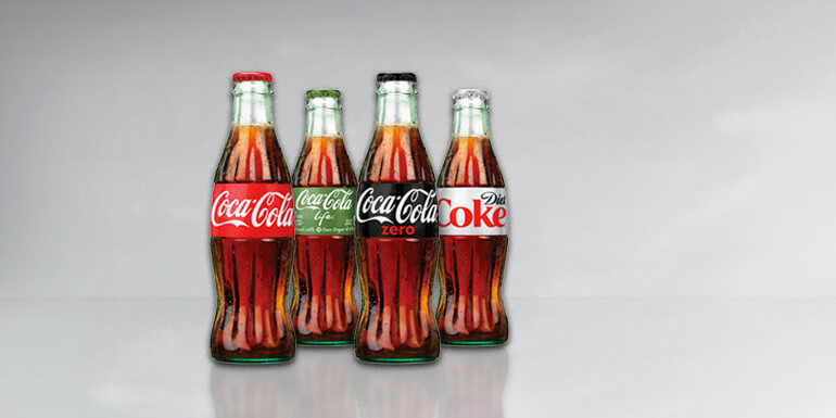 Diet Coke GLASS Bottles 24x330ml