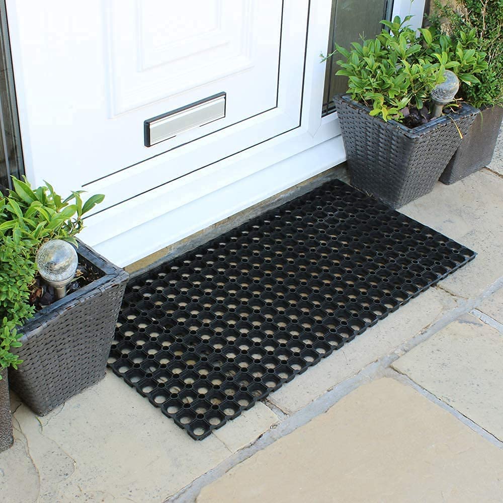 Fixtures Rubber Honeycomb 40x60cm Door Mat