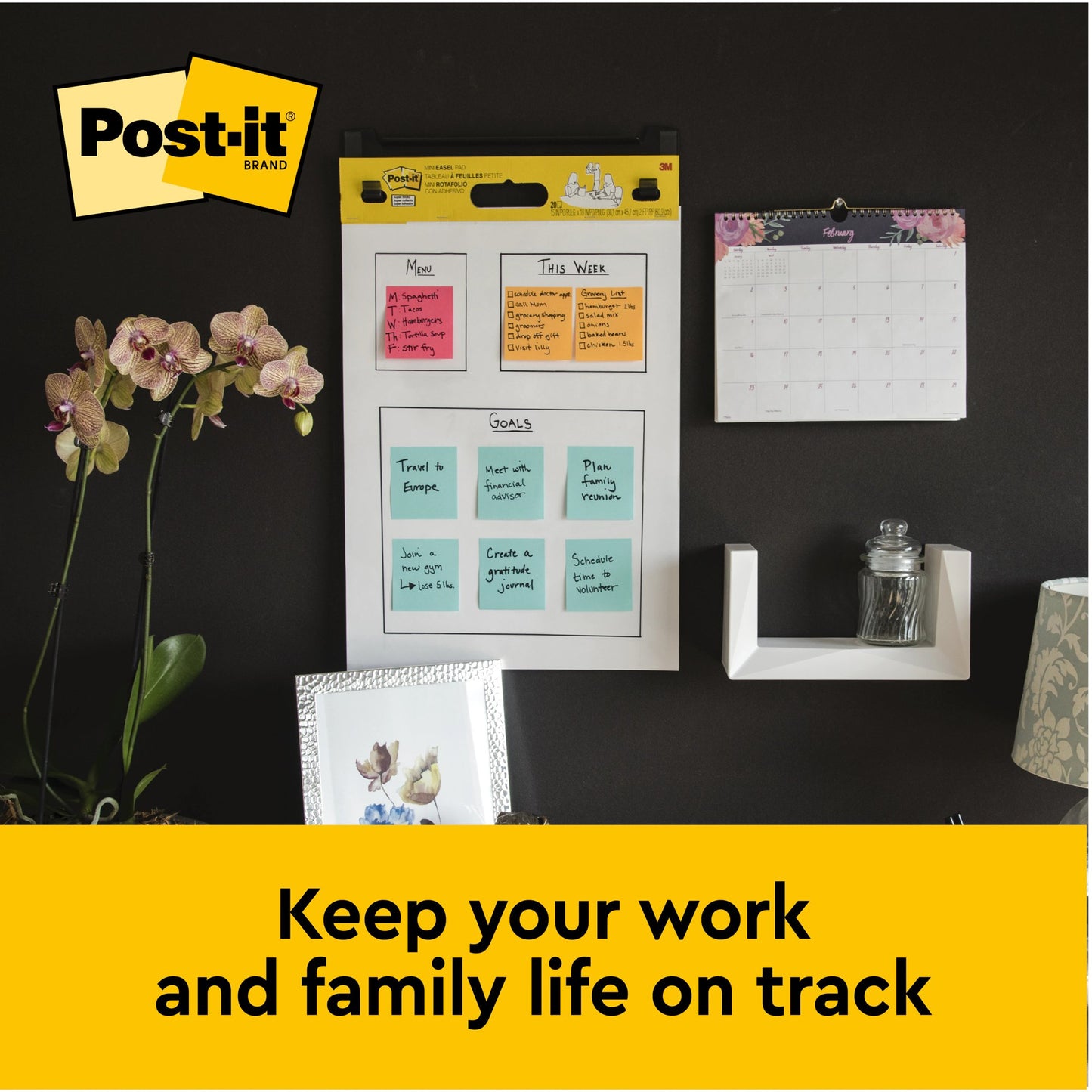 Post-it Table Top Meeting Chart Flipchart Pad Plain 584x508mm 20 Sheets White 563R - 7100171586