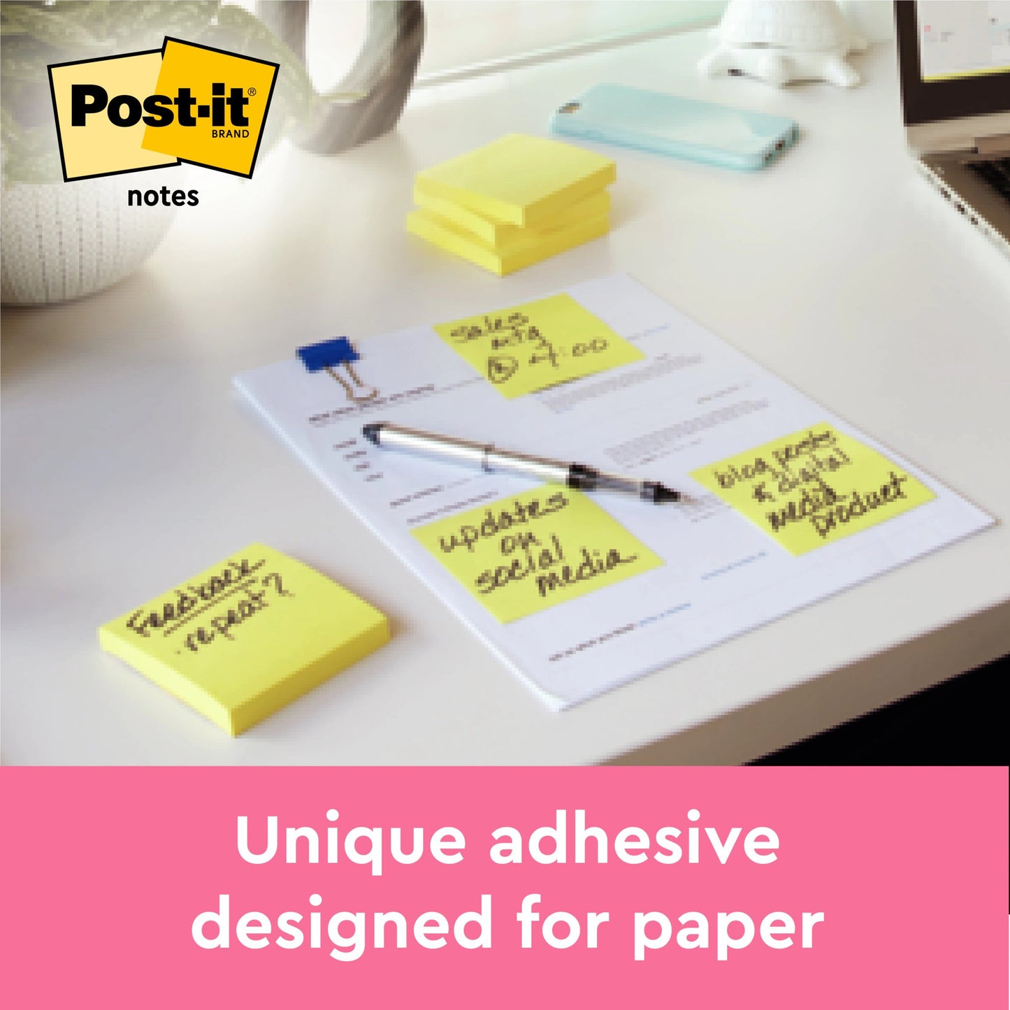 Post-it Notes 38 mm x 51 mm Canary Yellow (Pack 16 + 4 FREE) 7100172332