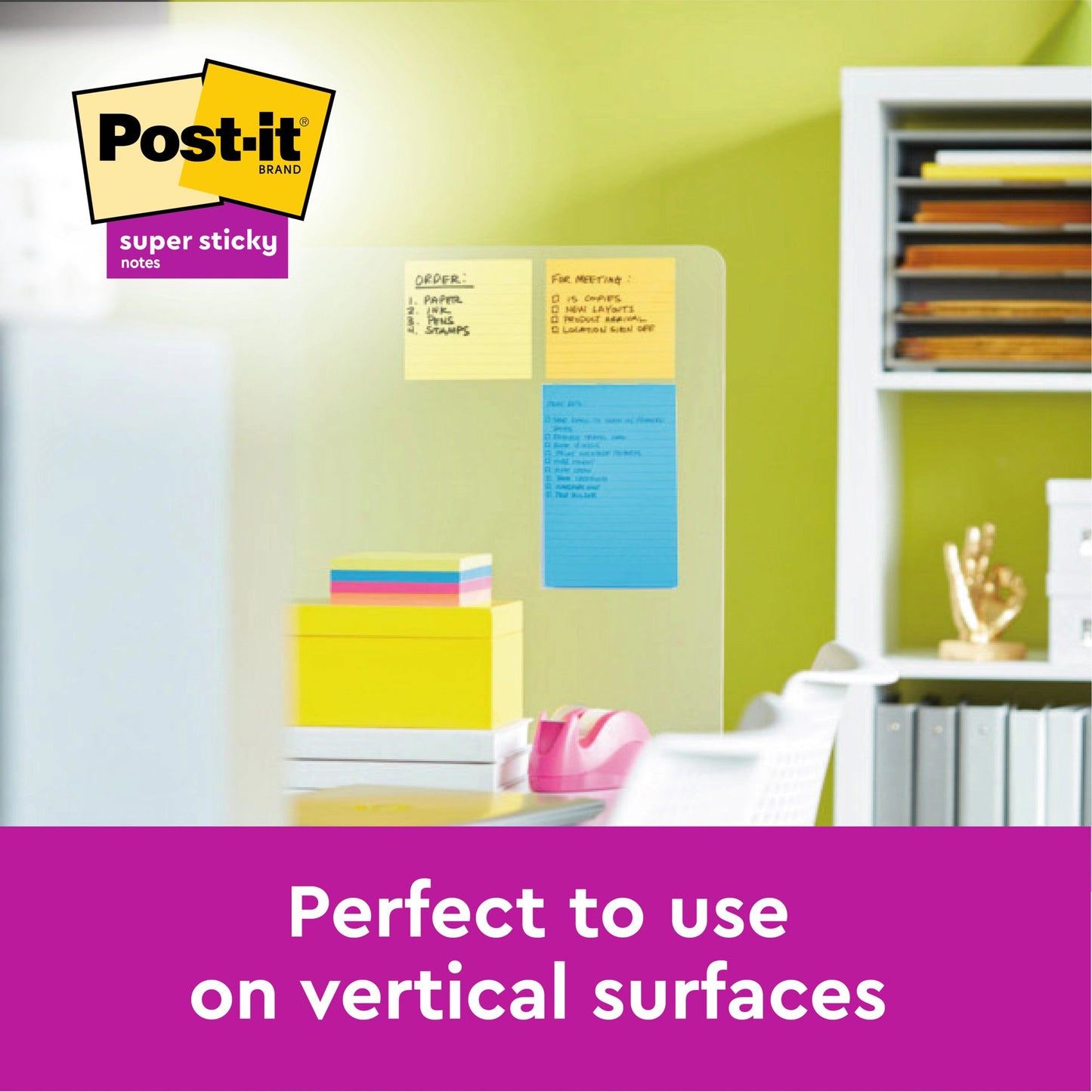 Post-it Notes Large Format Ruled 102x152mm 100 Sheets Yellow (Pack 6) 660 - 7100172753
