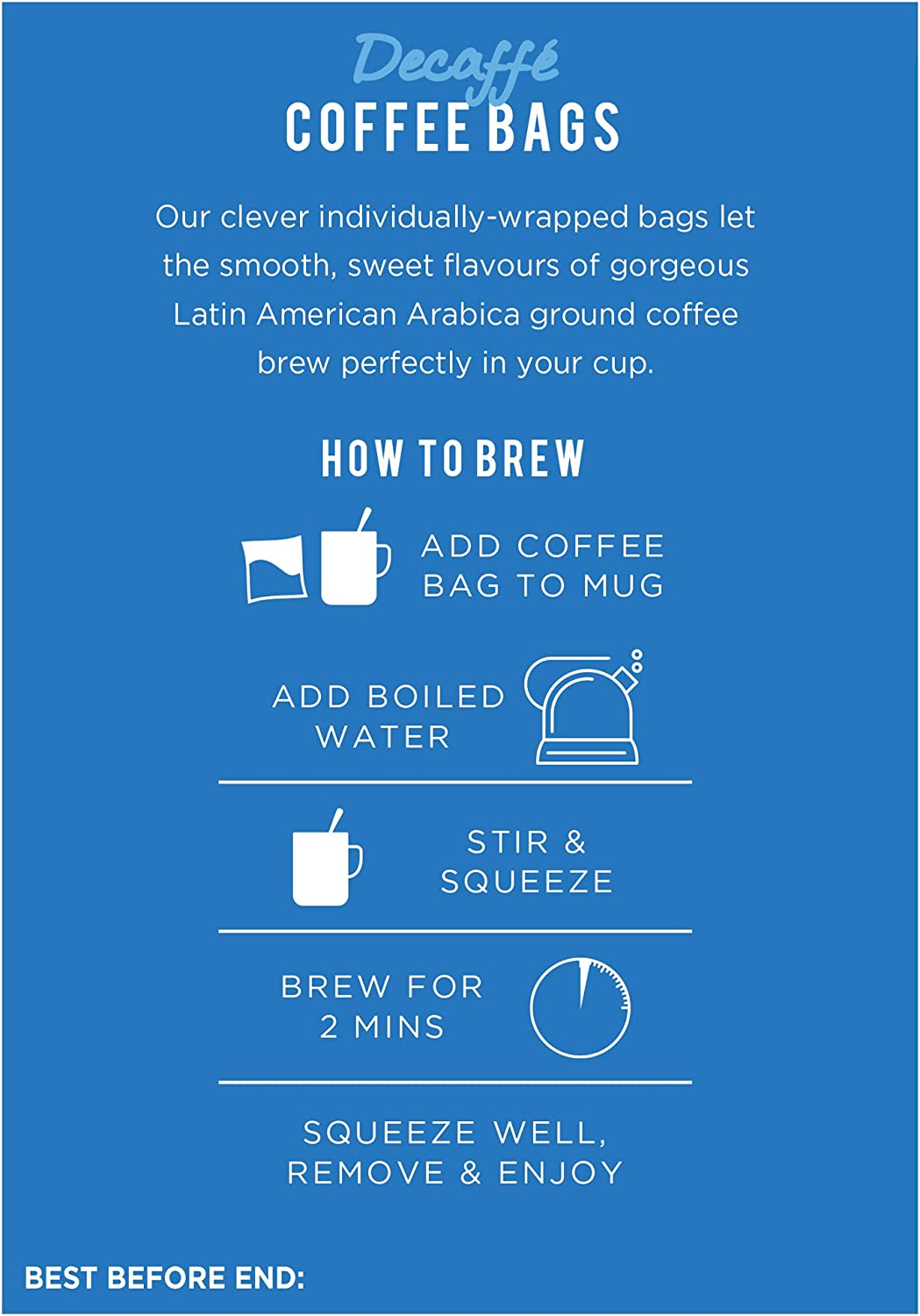 Taylors of Harrogate Decaf Coffee Bags Pack 10s