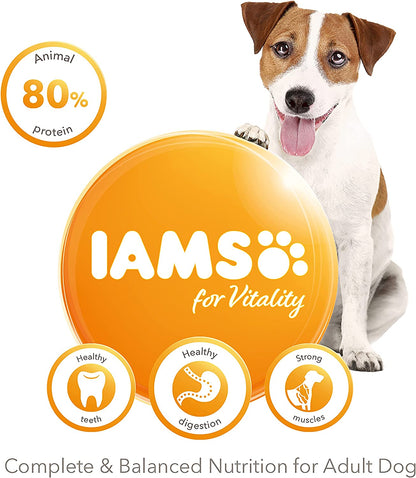 IAMS for Vitality Small/Medium Adult Dog Food Lamb 12kg