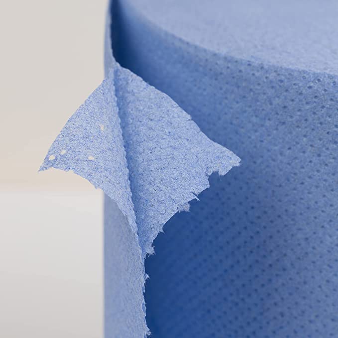 Janit-X Eco 100% Recycled Centrefeed Rolls Blue 6 x 400s