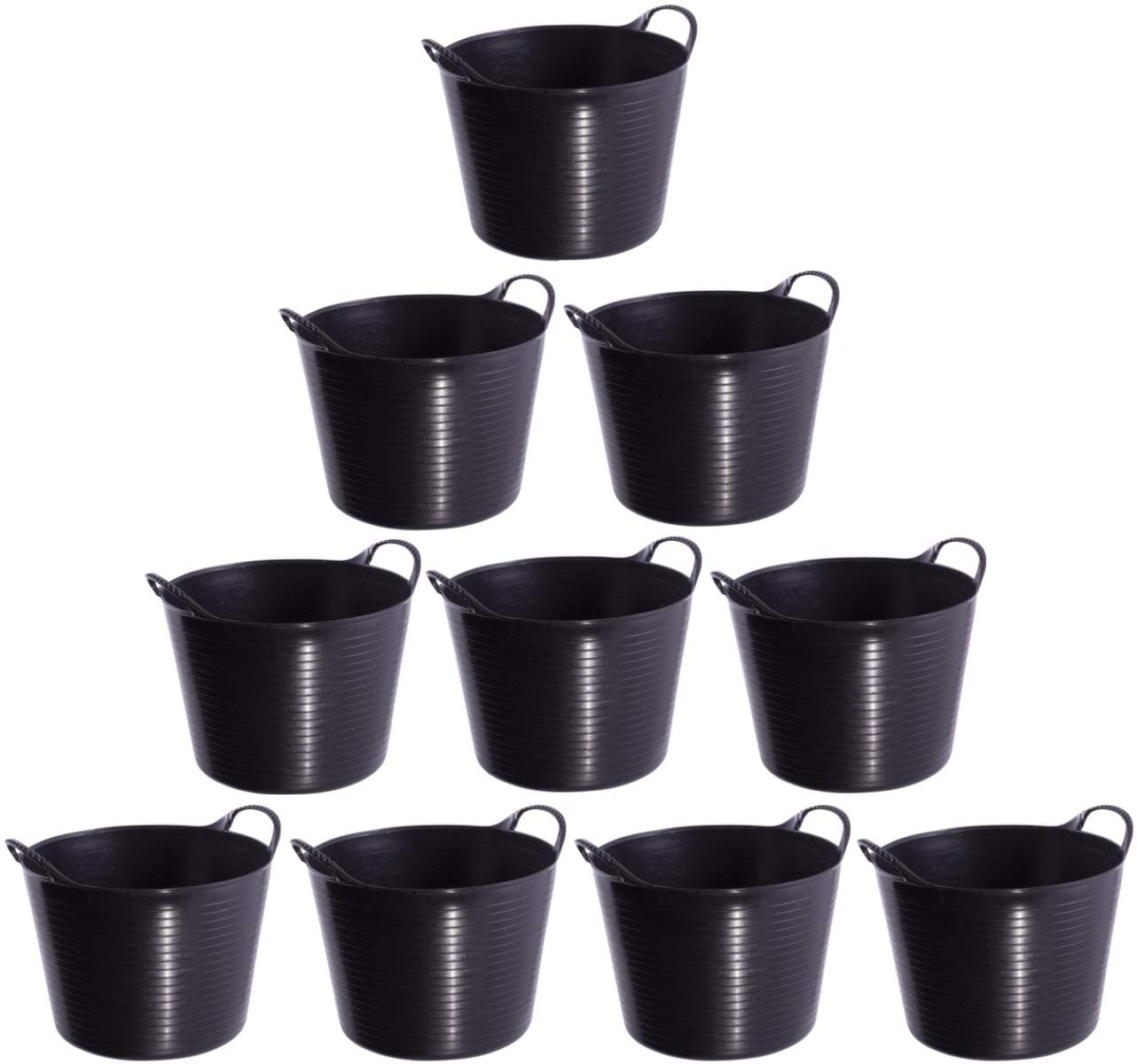 Gorilla Flexi Tub Black Recycled 14 Litre