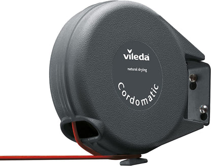Vileda Cordomatic Retractable Washing Line with 15m Outdoor Clothes Line