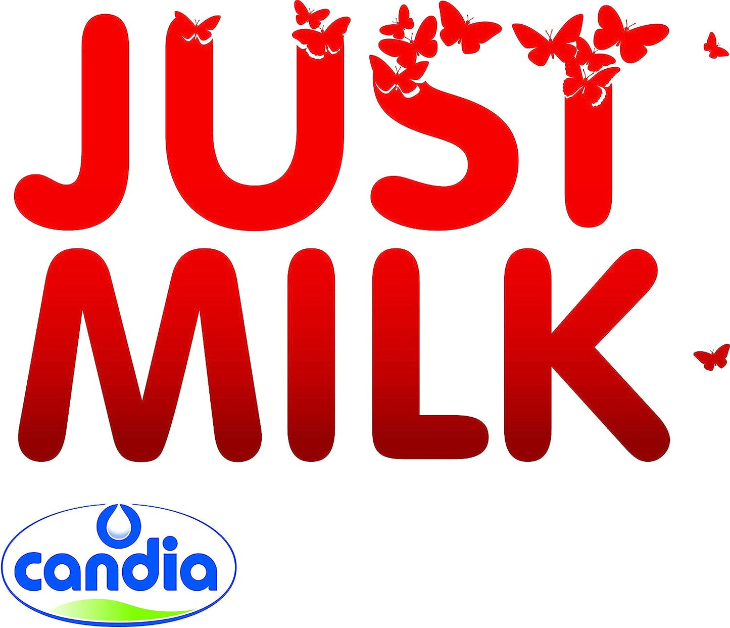 Candia Semi Skimmed JUST MILK Bottles (6 x 1L)