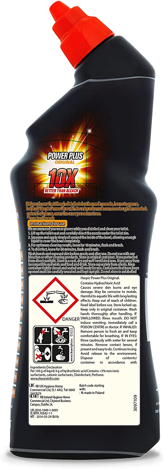 Harpic Power Plus 10X Original 750ml