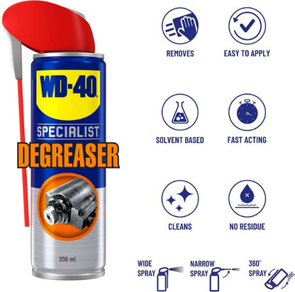 WD-40 Specialist Fast Acting Degreaser Spray 250ml