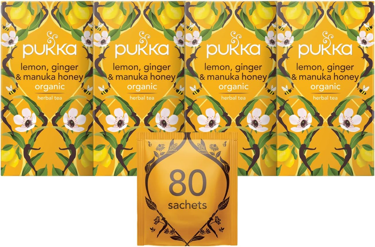 Pukka Tea Lemon, Ginger & Manuka Honey Envelopes 20's - NWT FM SOLUTIONS - YOUR CATERING WHOLESALER