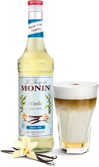 Monin Sugar Free Vanilla Coffee Syrup 1litre (Plastic) - NWT FM SOLUTIONS - YOUR CATERING WHOLESALER