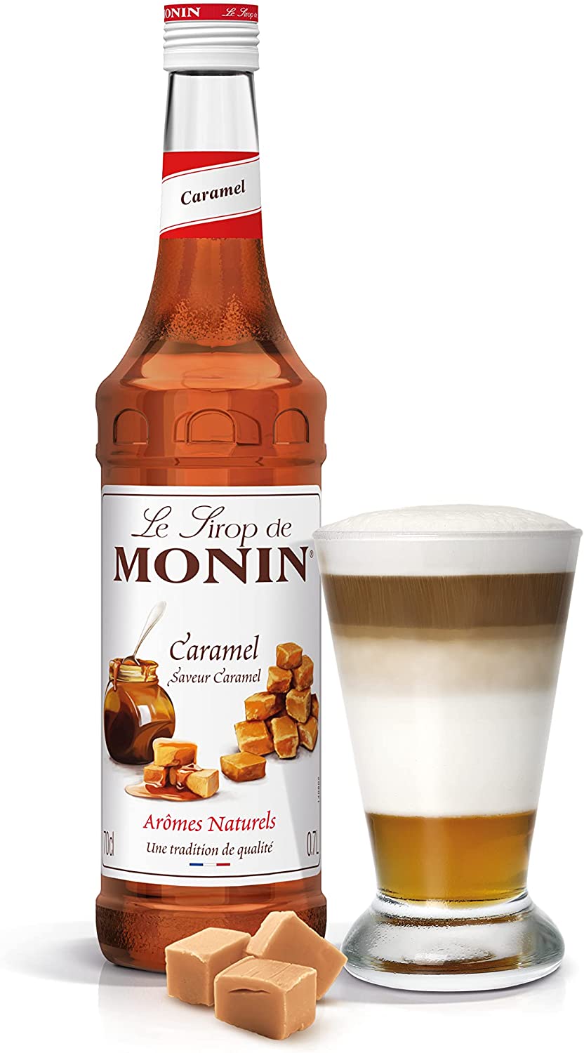 Monin Caramel Coffee Syrup 1litre (Plastic) - NWT FM SOLUTIONS - YOUR CATERING WHOLESALER