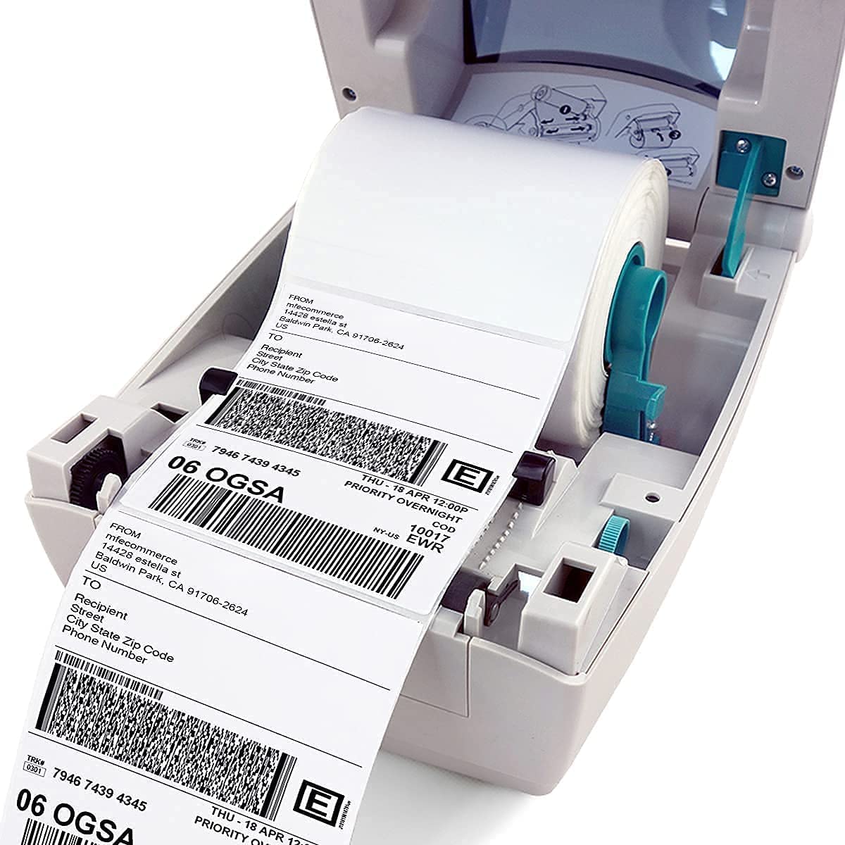 Roll-X Universal UPS Shipping Labels 6x4inch 250 Per Roll