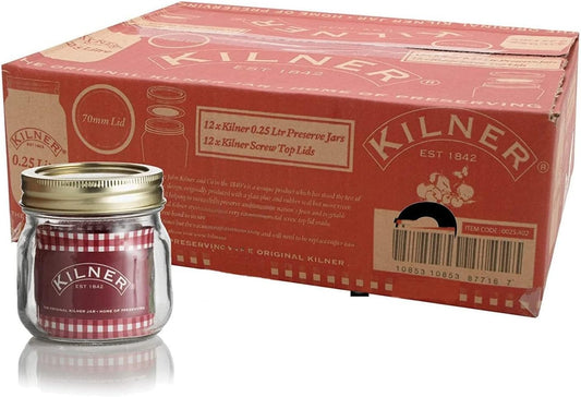 Kilner Preserve Glass Jar 0.25 Litre