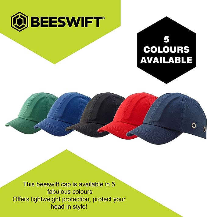 Beeswift Safety Baseball Cap Black - NWT FM SOLUTIONS - YOUR CATERING WHOLESALER
