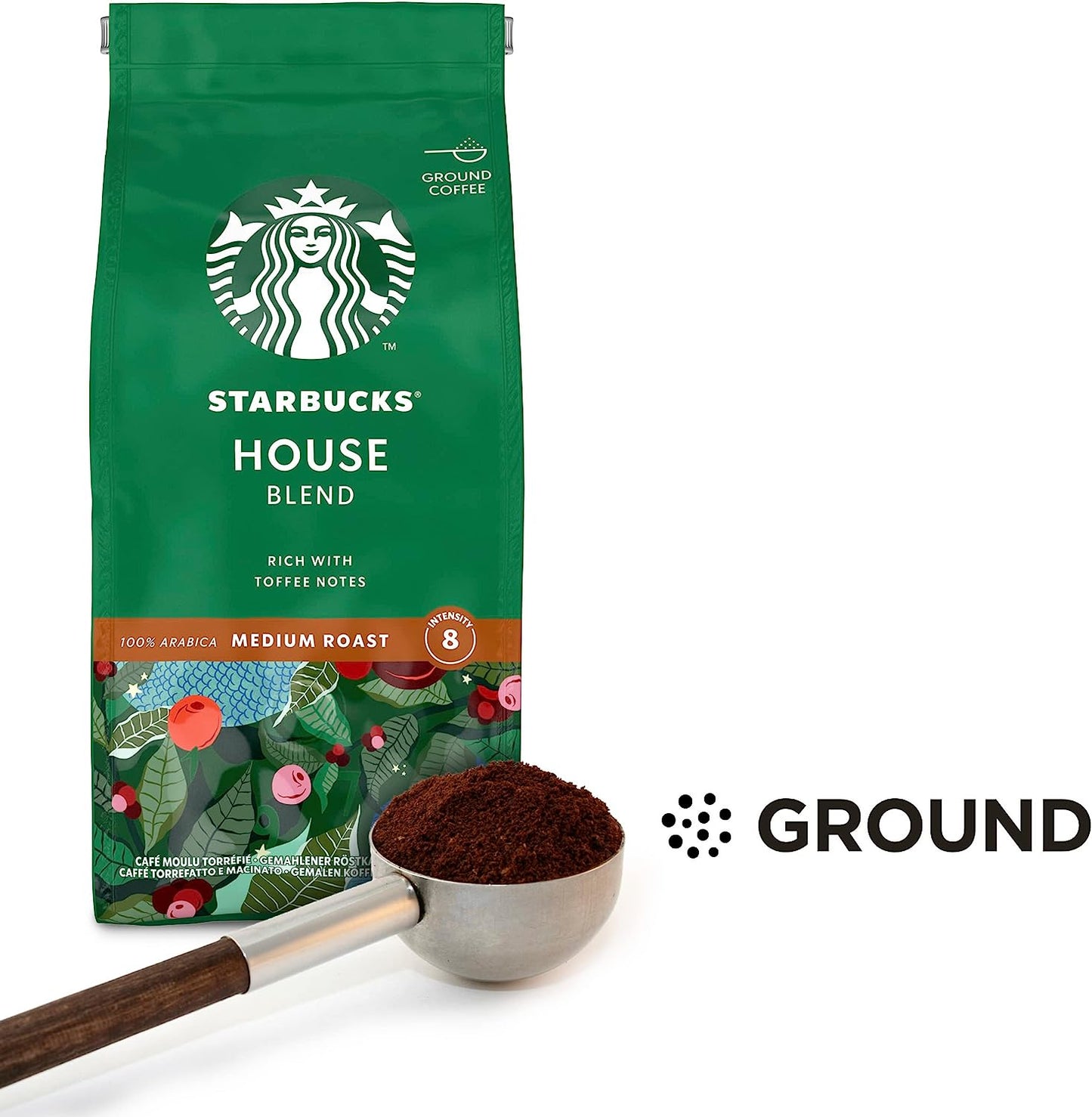 Starbucks Medium House Blend Ground Filter Coffee 200g