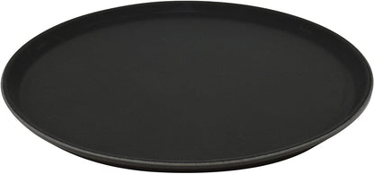 Fixtures 35.5cm/14inch Black Plastic Round Tray