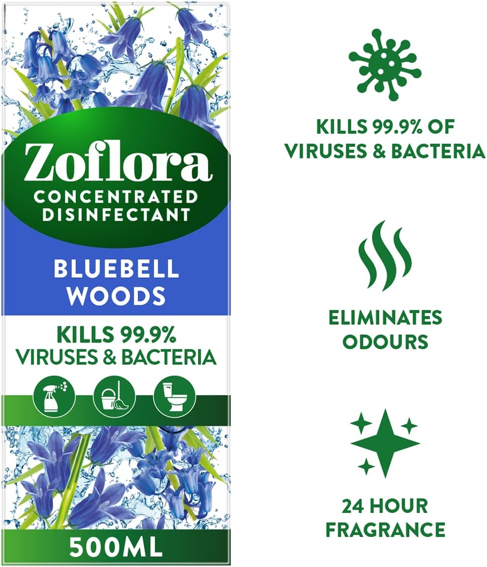 Zoflora Bluebell Woods Disinfectant 500ml