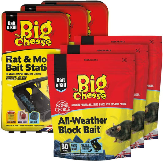 Big Cheese Rat & Mouse Bait Station (STV179) - NWT FM SOLUTIONS - YOUR CATERING WHOLESALER