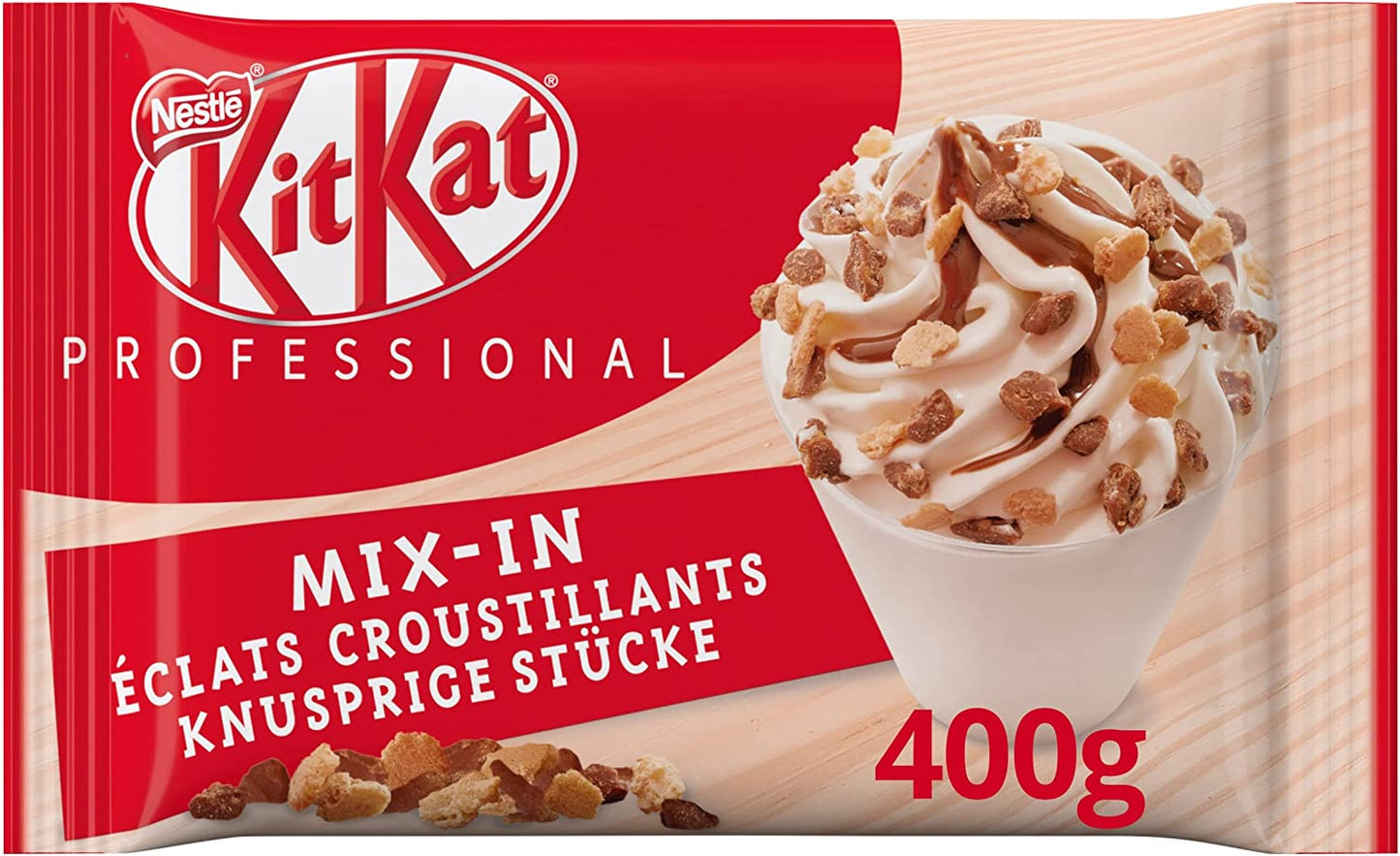 Nestle Dessert Mixes & Toppings 400g KITKAT - NWT FM SOLUTIONS - YOUR CATERING WHOLESALER