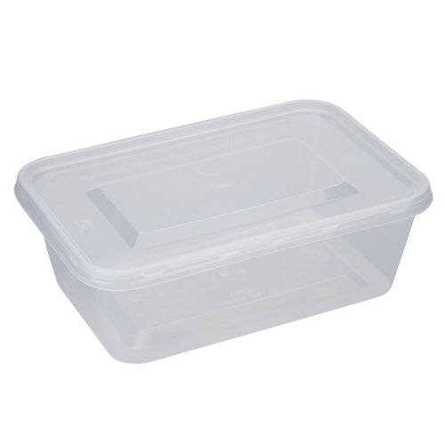 Belgravia 750CC Microwave Container & Lids 50's - NWT FM SOLUTIONS - YOUR CATERING WHOLESALER