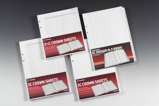 Twinlock Crown 3C Plain Sheets (Pack 100) 75840 - NWT FM SOLUTIONS - YOUR CATERING WHOLESALER