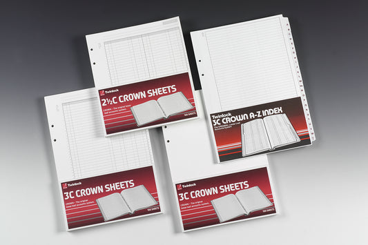 Twinlock Crown 3C Treble Cash Sheets (Pack 100) 75849 - NWT FM SOLUTIONS - YOUR CATERING WHOLESALER
