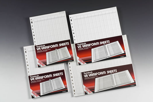 Twinlock V4 Variform 7 Column Cash Sheets (Pack 75) 75933 - NWT FM SOLUTIONS - YOUR CATERING WHOLESALER