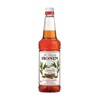 Monin Cinnamon Coffee Syrup 1litre (Plastic) - NWT FM SOLUTIONS - YOUR CATERING WHOLESALER